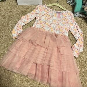 Posh Peanut 4t Swan tulle dress
